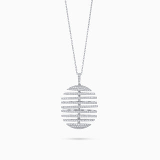 Cosmic Polaris II Necklace, White Gold and Diamonds