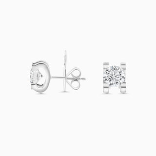 Compositions Signature 4-Prong 18K White Gold Diamond Stud Earrings (2 ct tw.)
