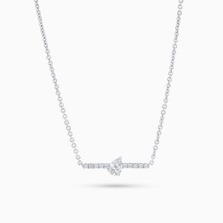 Seamless Serephina Necklace, White Gold and Diamonds