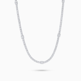 Cosmic Nebula Necklace, White Gold and Diamonds