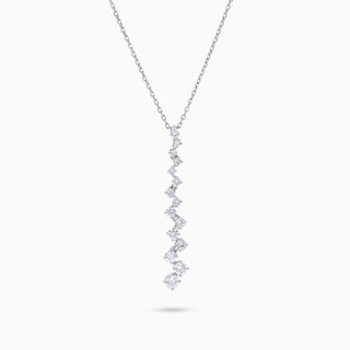 Cosmic Journey Necklace, White Gold and Diamonds