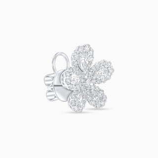 Flora Jasmine Studs, White Gold and Diamonds