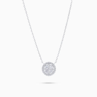 Seamless One Necklace, White Gold and Diamonds