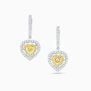 Starlight Love Solo Earrings, White Gold and Diamonds
