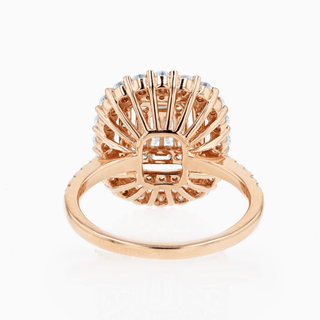 Deco Classic Ring, Rose Gold and Diamonds