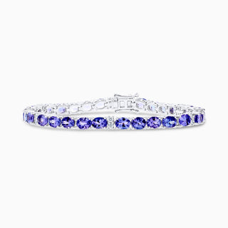 Gemma Ultraviolet Bracelet, White Gold and Tanzanite, Diamonds