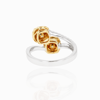 Starlight Duo Ring, 2-Tone Gold and Diamonds