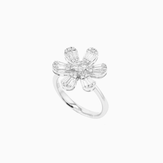 Flora Ring, White Gold and Diamonds