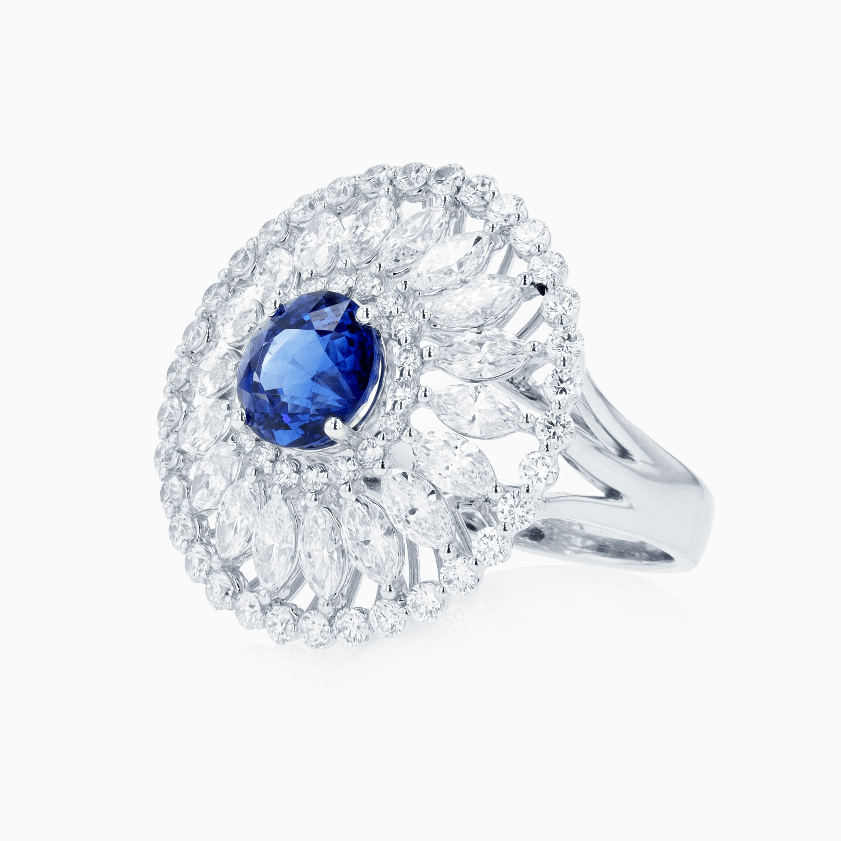 Gemma Ring Blue Sapphire 7